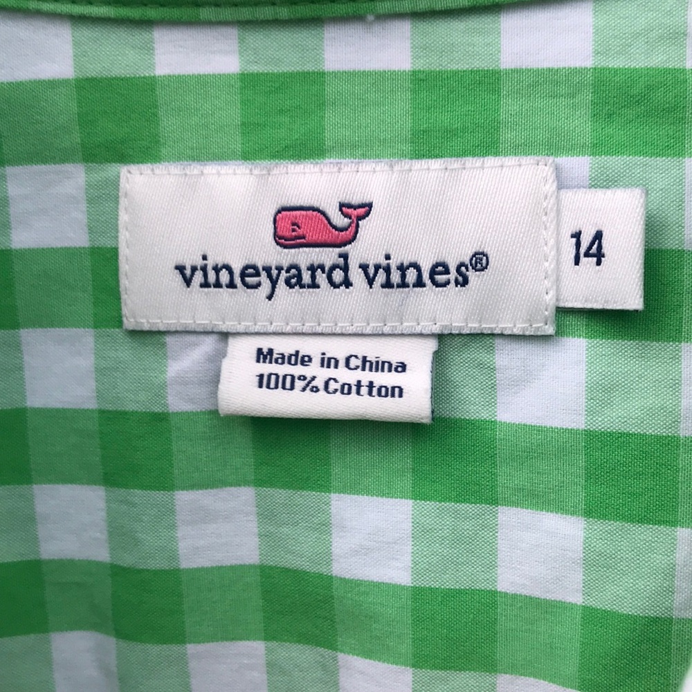 Vineyard Vines Gingham Button Down - image 3